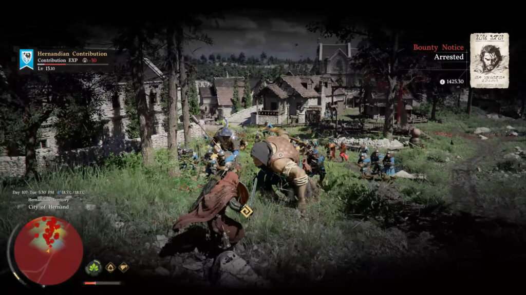 Crimson Desert terá sistema rígido de crimes e punições em março