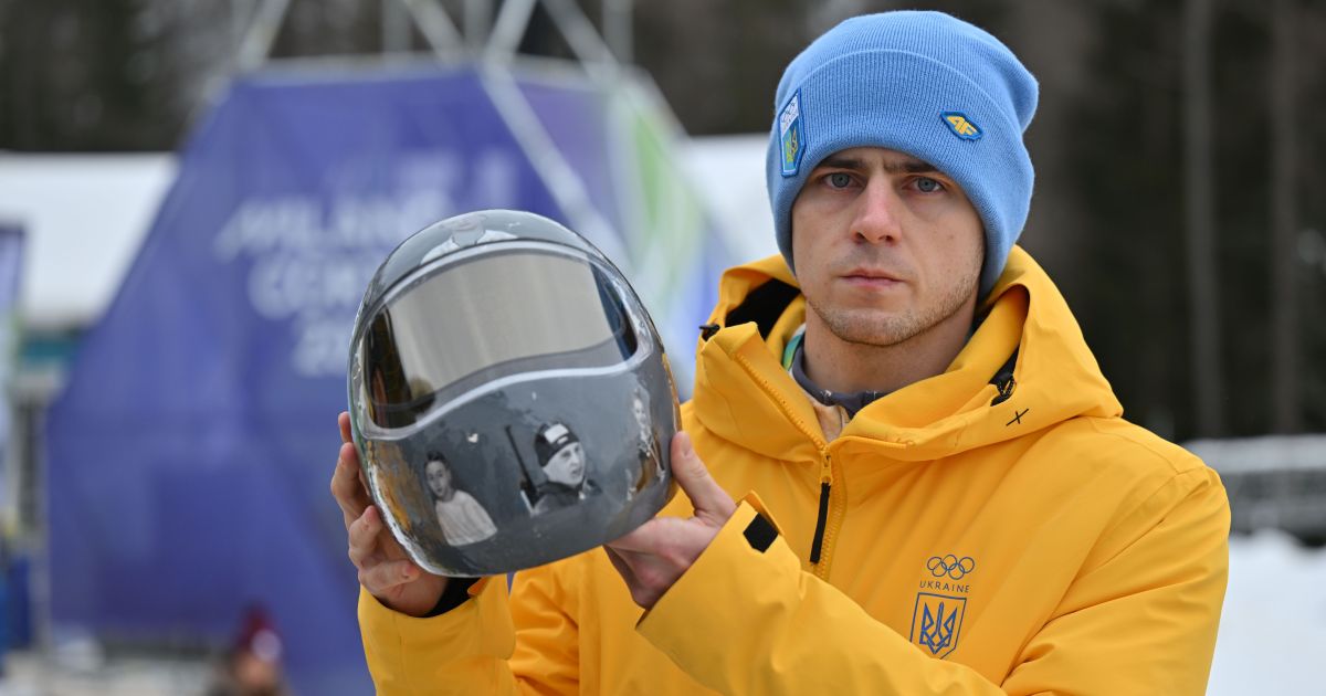 Ucraniano é desclassificado em Milão-Cortina por capacete com mensagem política