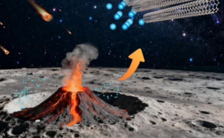 China encontra nanotubos de carbono naturais no lado oculto da Lua