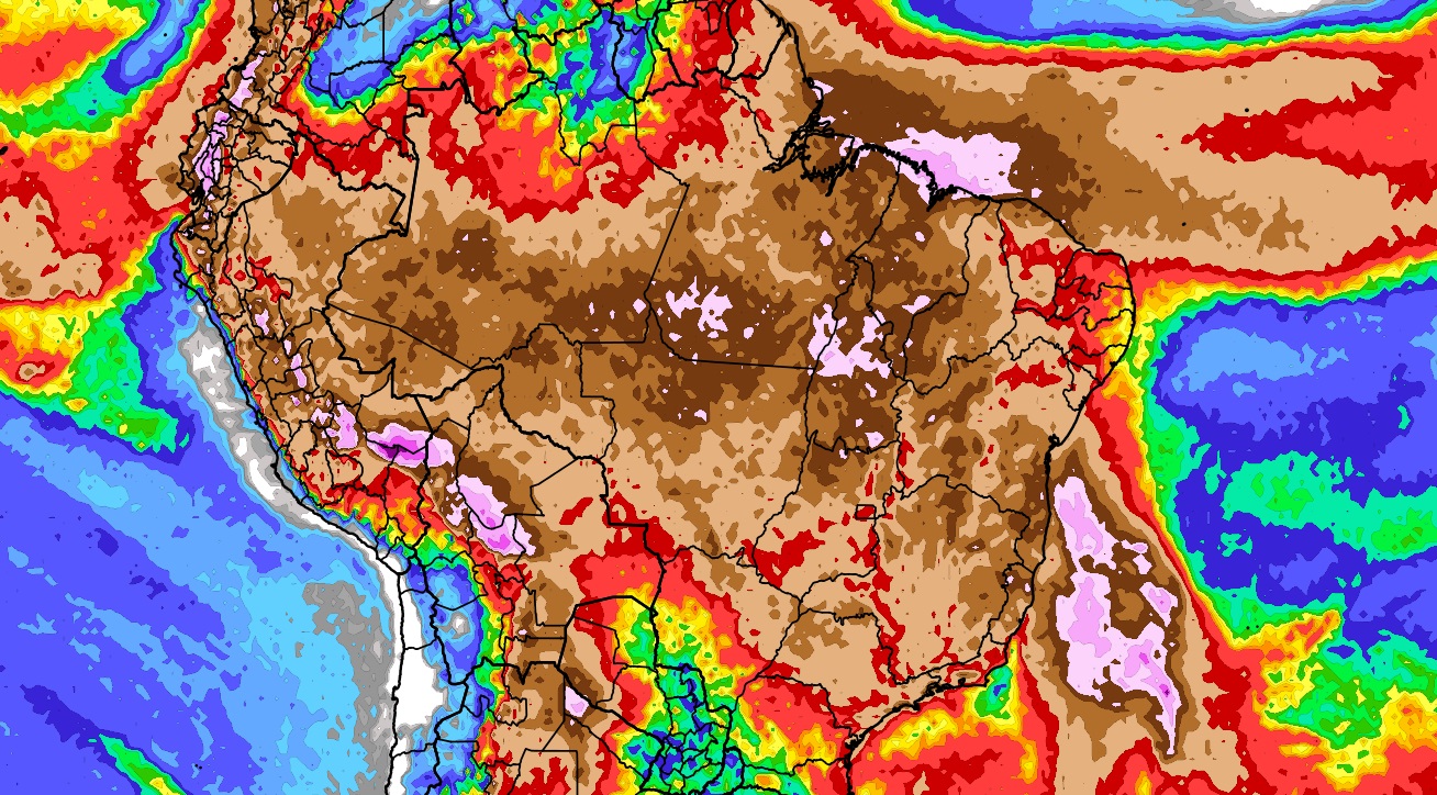 Chuvas extremas ameaçam 11 estados com até 500 mm em 15 dias