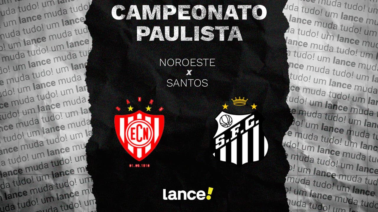 Santos visita Noroeste pressionado por fim de jejum no Paulistão