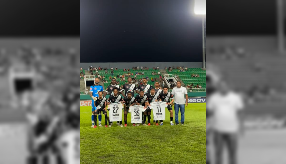 Vasco-AC escala Bruno e homenageia jogadores presos na Copa do Brasil