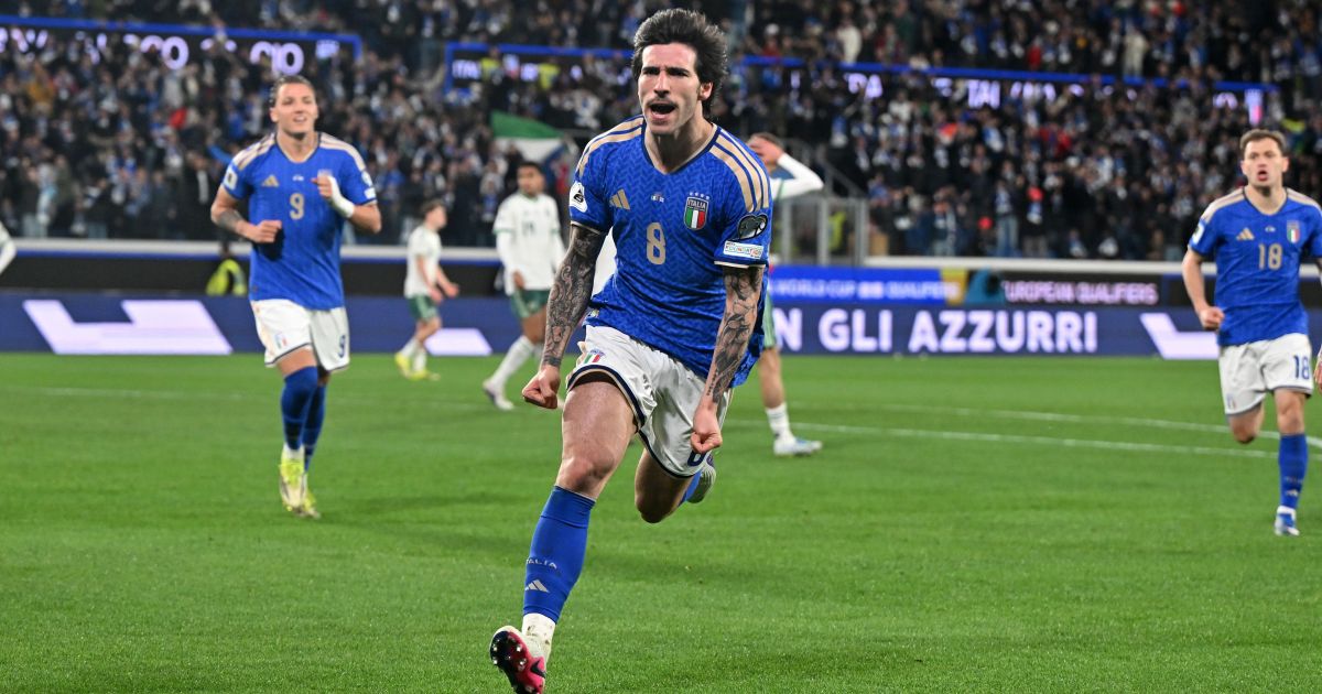 Itália vence Irlanda do Norte e fica a um jogo da Copa de 2026