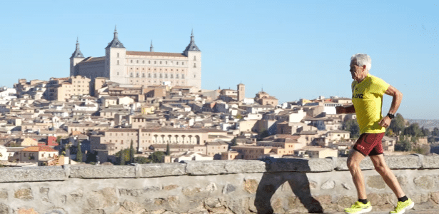 Aos 82, espanhol quebra recorde e tem fôlego de jovem de 20
