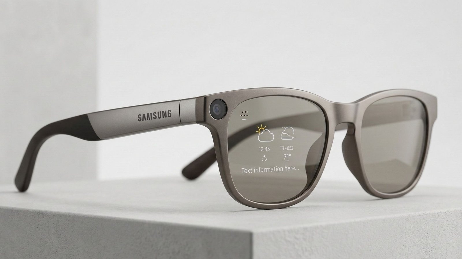 Samsung lança óculos inteligentes com câmera para disputar mercado com a Meta