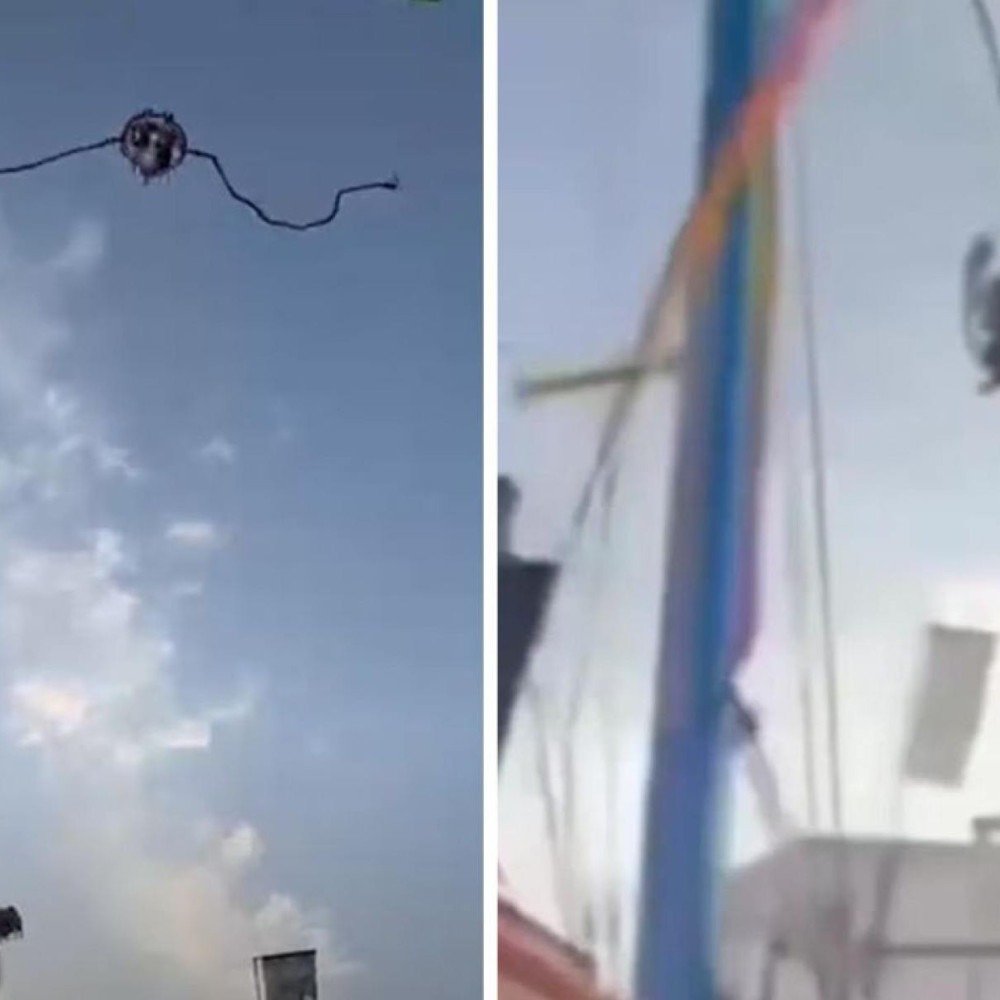 Cabo se rompe em brinquedo na Feira de Sevilha e fere quatro pessoas