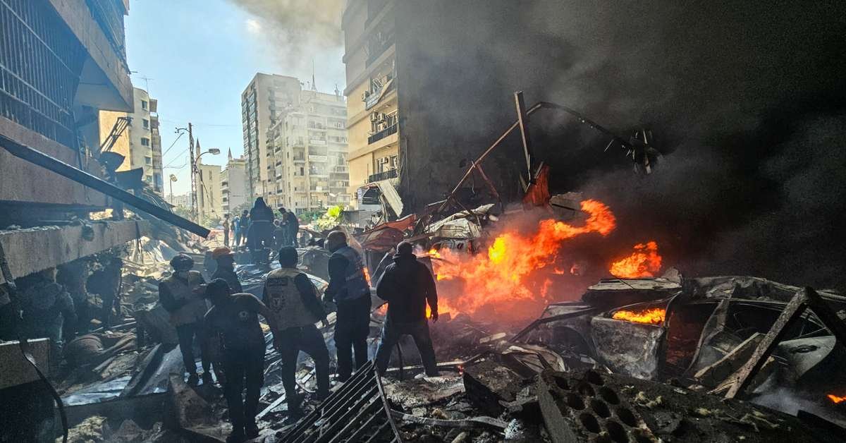 Israel lança 100 ataques aéreos em 10 minutos contra Beirute