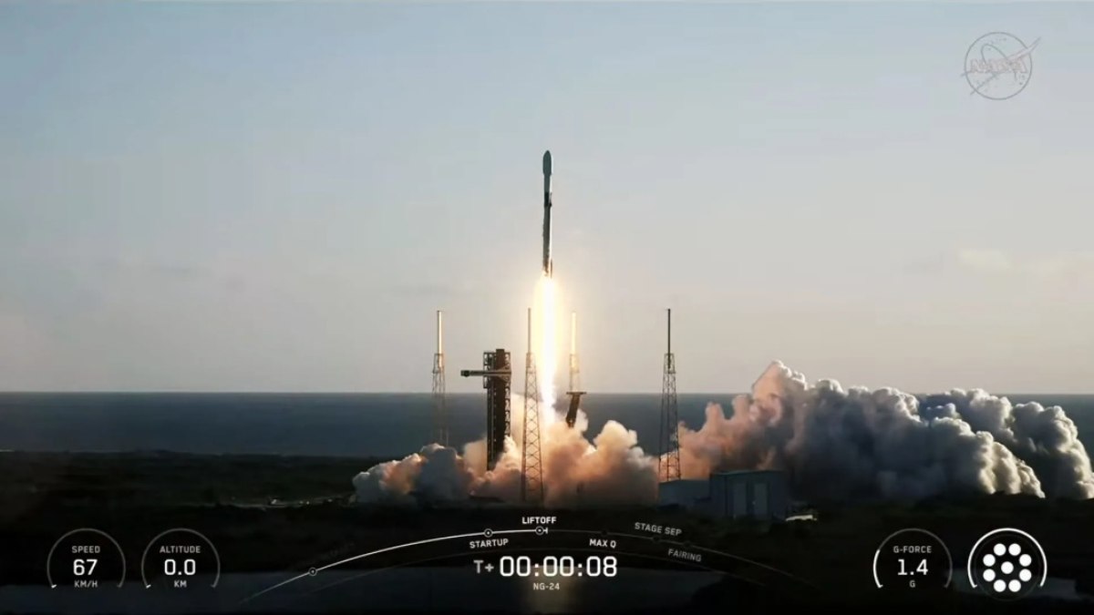 Falcon 9 lança cargueiro Cygnus XL à ISS após sucesso da Artemis II
