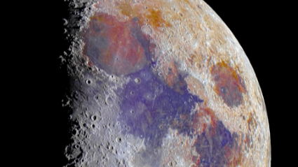 Foto colorida da Lua viraliza com crédito falso à Nasa