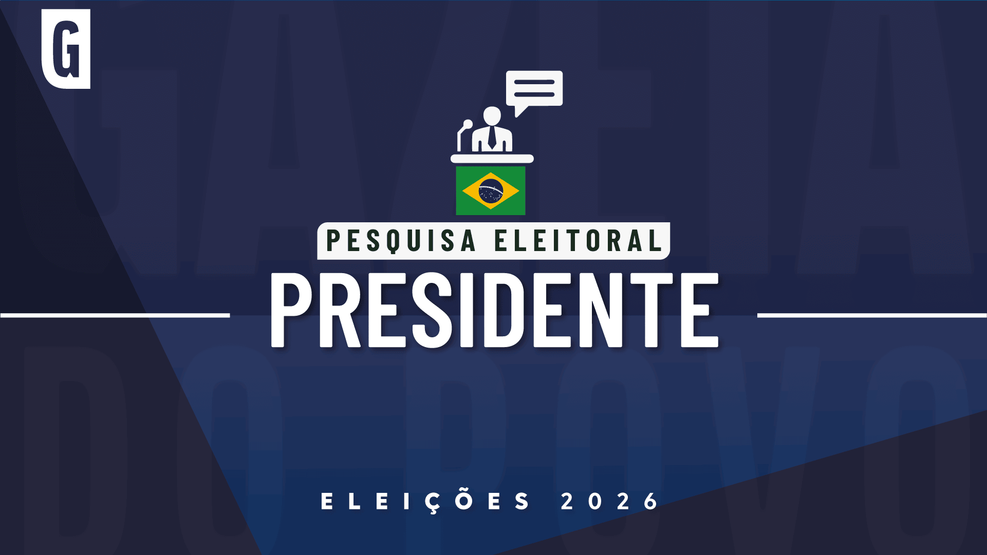 Datafolha mostra retrato inicial da disputa presidencial de 2026