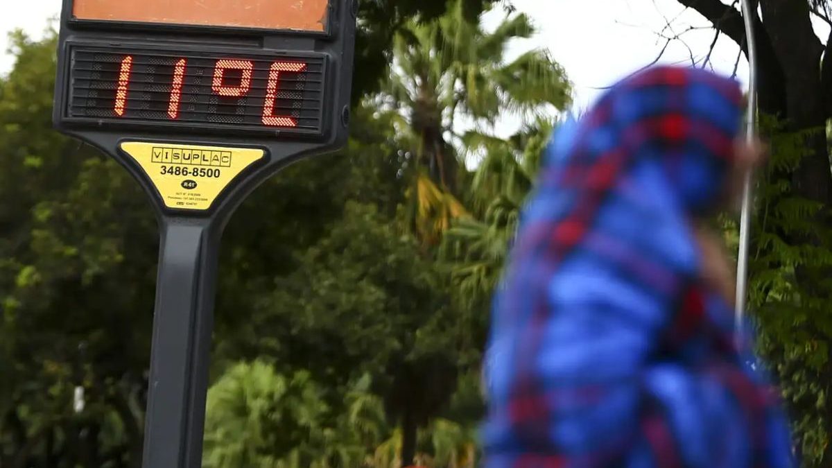 Primeira onda de frio do outono derruba temperaturas abaixo de 10°C