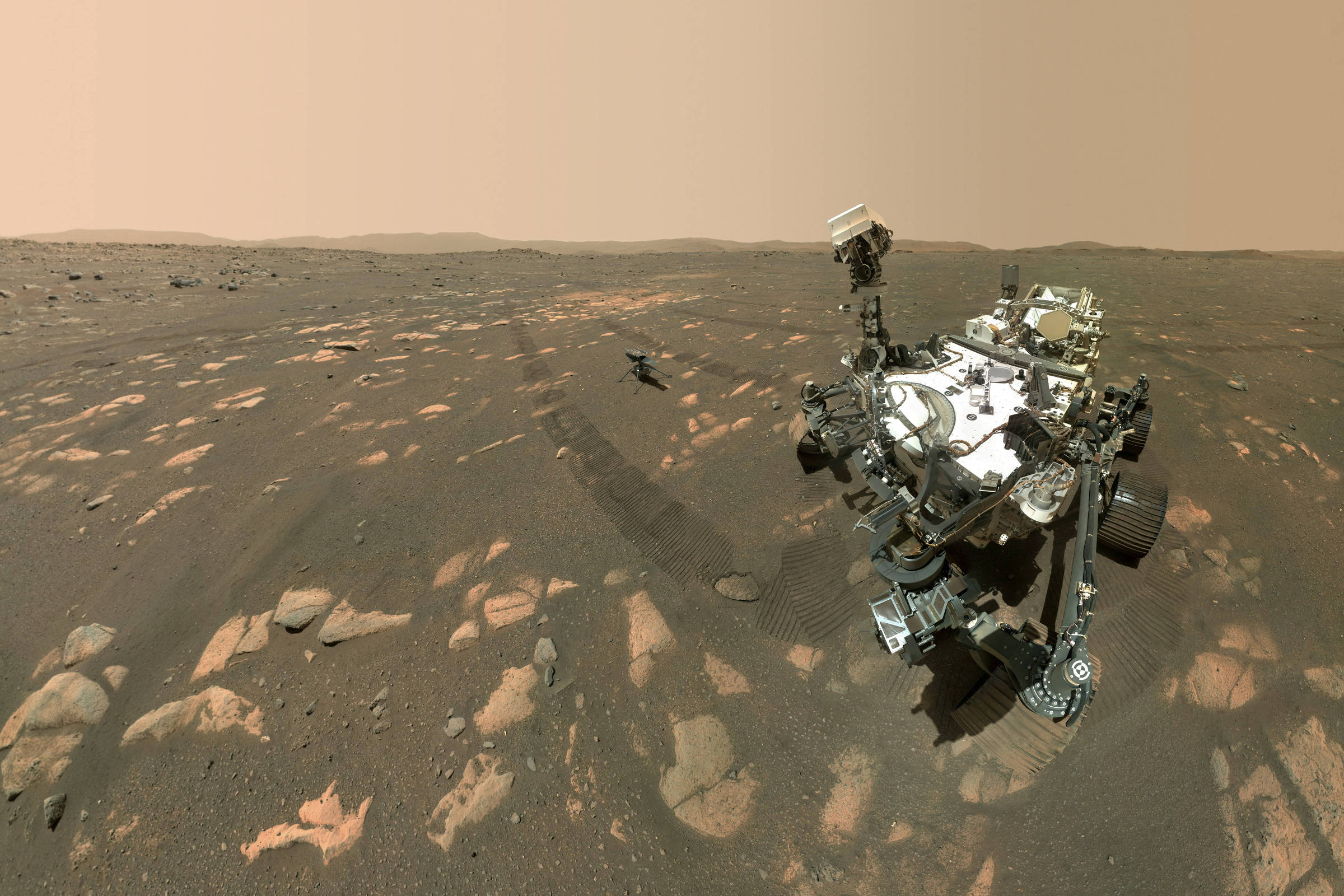 Rover Perseverance se aproxima de “maratona” na superfície de Marte