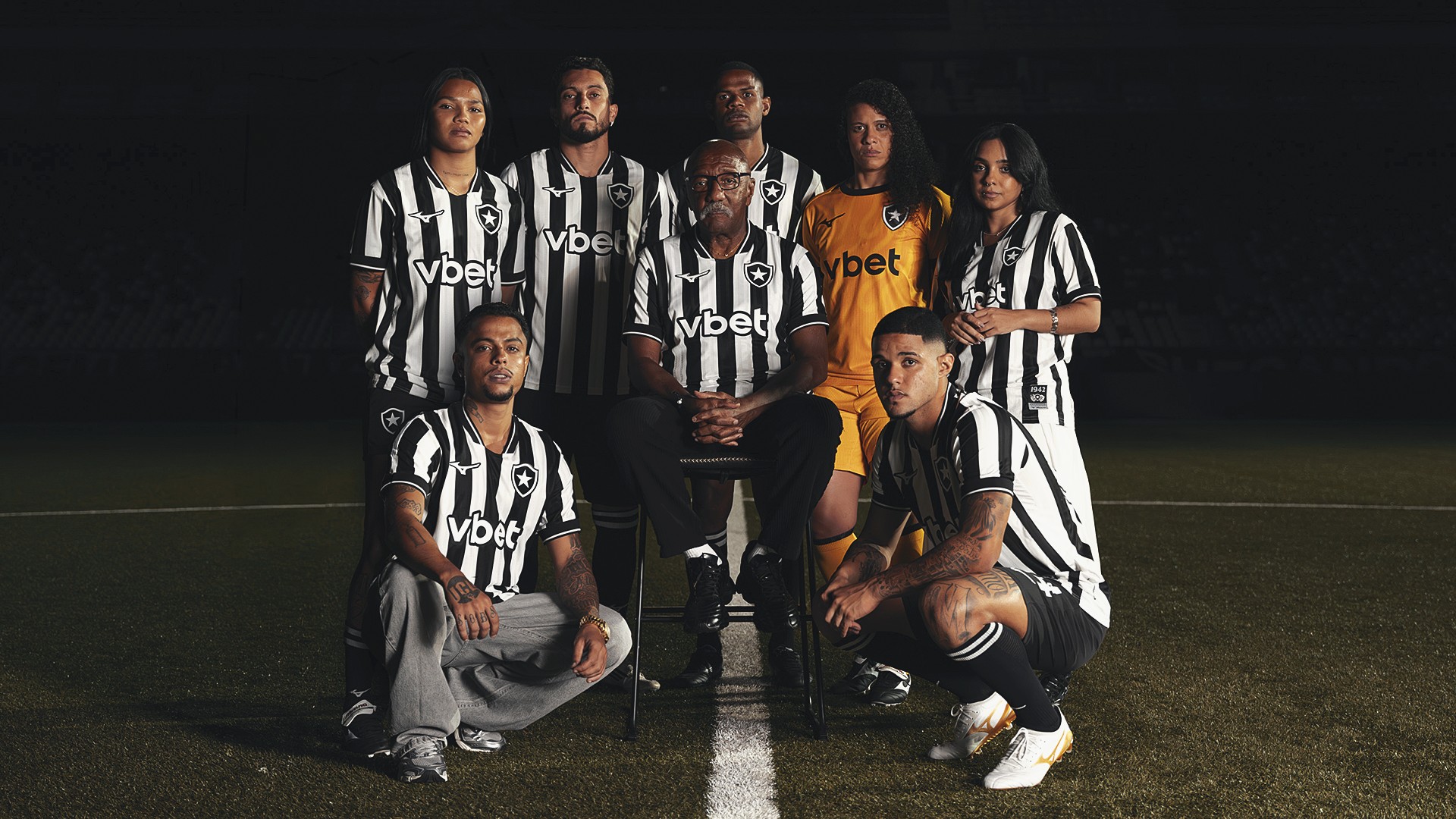Botafogo lança primeiro uniforme com Mizuno inspirado nos anos 40