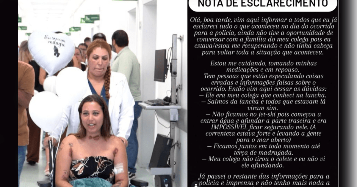 Sobrevivente relata 42 horas à deriva após pane em jet ski em Ilhabela