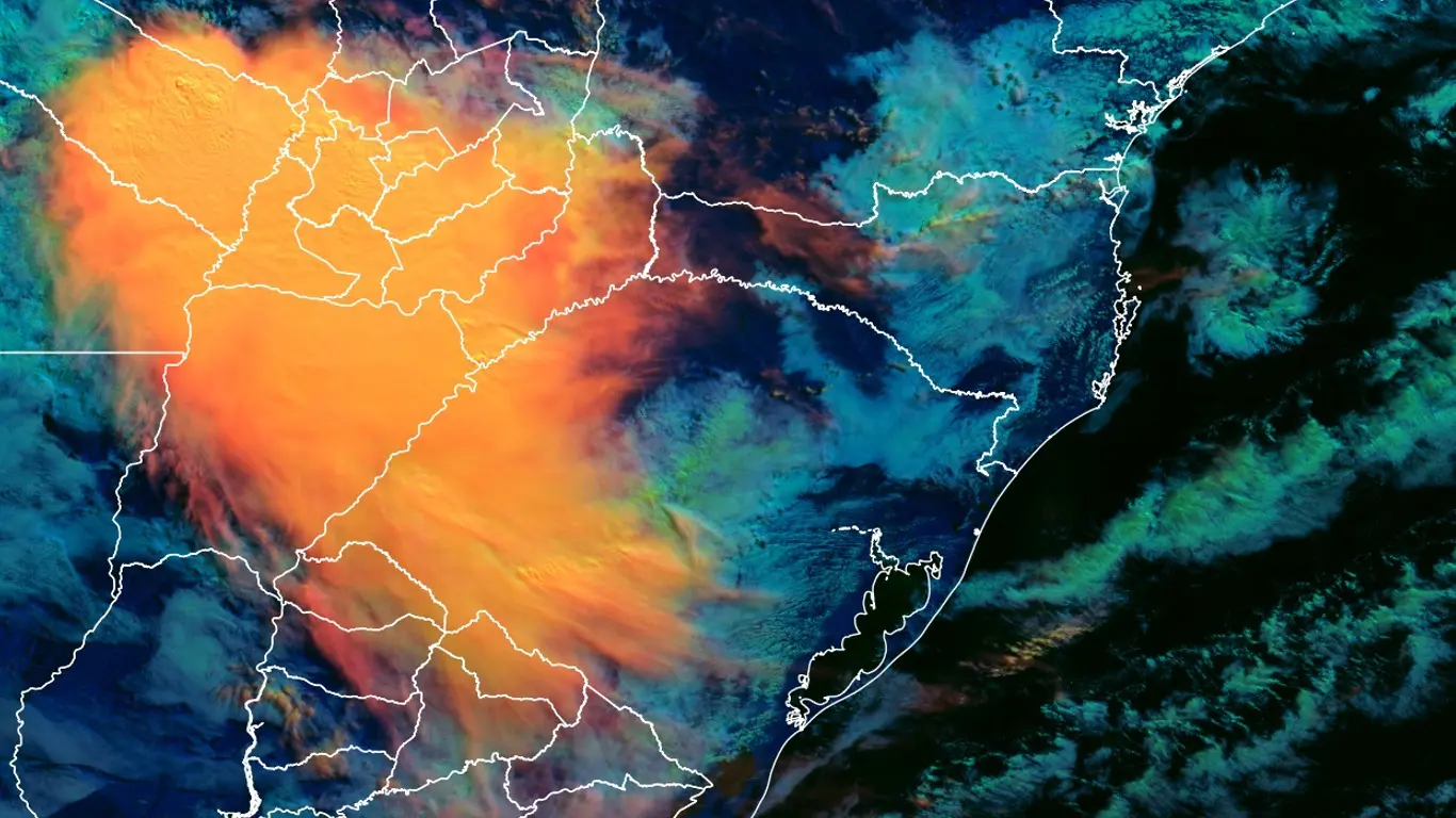 Centro de baixa pressão traz de volta a chuva ao Sul do país