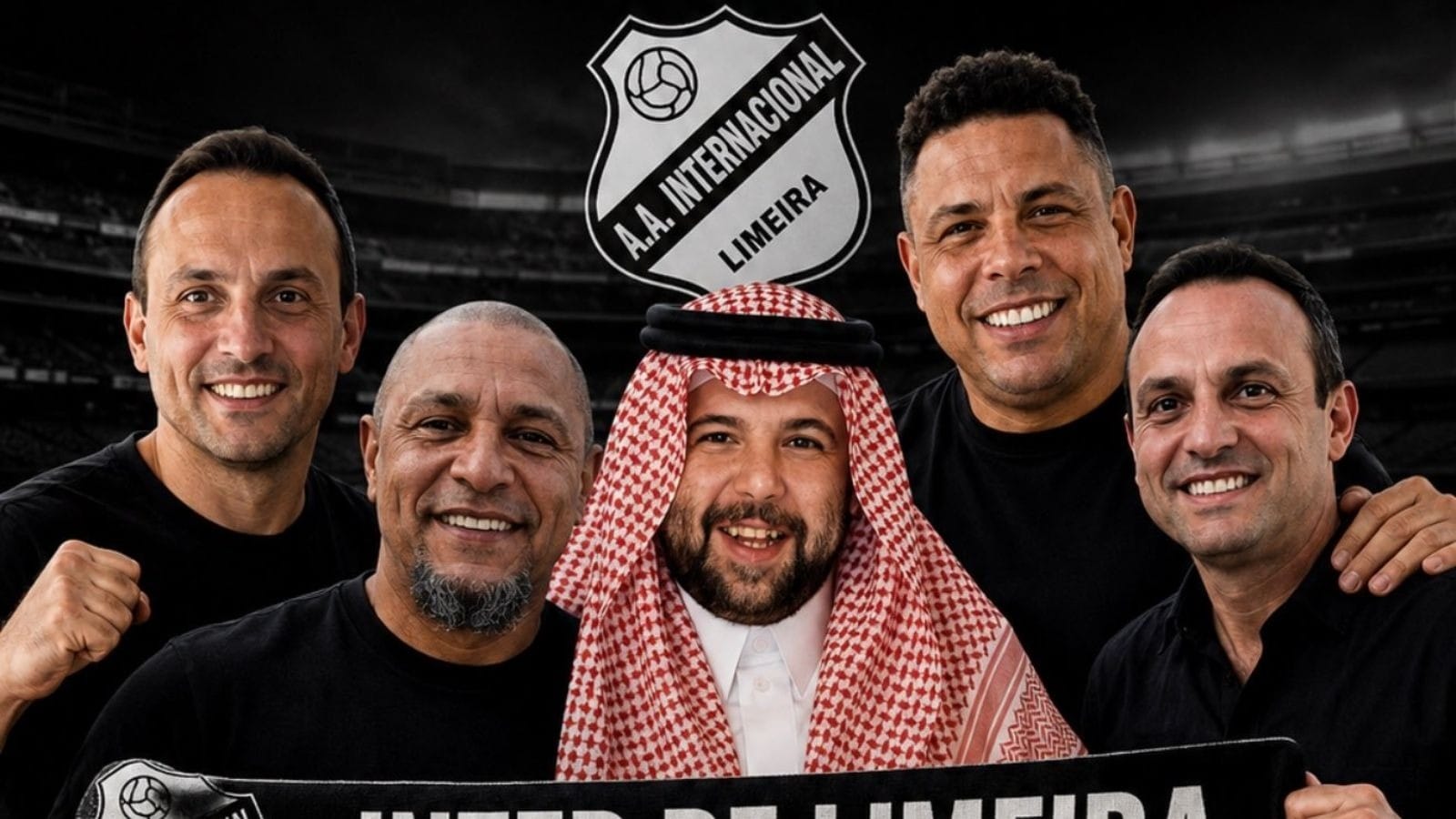 Príncipe saudita anuncia compra da SAF da Inter de Limeira com Ronaldo e Roberto Carlos