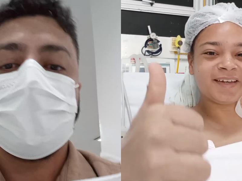 Jovem atacada por tubarão em Boa Viagem grava vídeo e se mantém estável