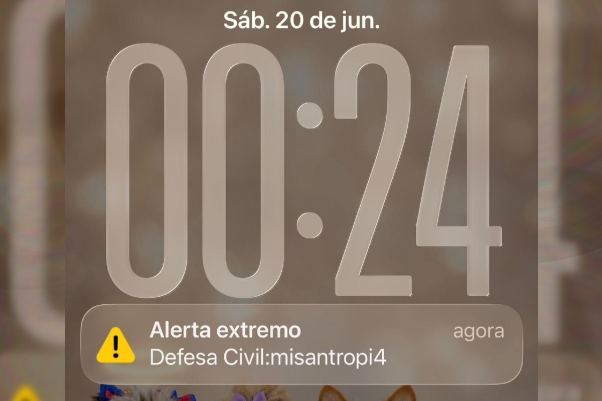 Alerta ‘misantropia’ derruba sistema da Defesa Civil no país