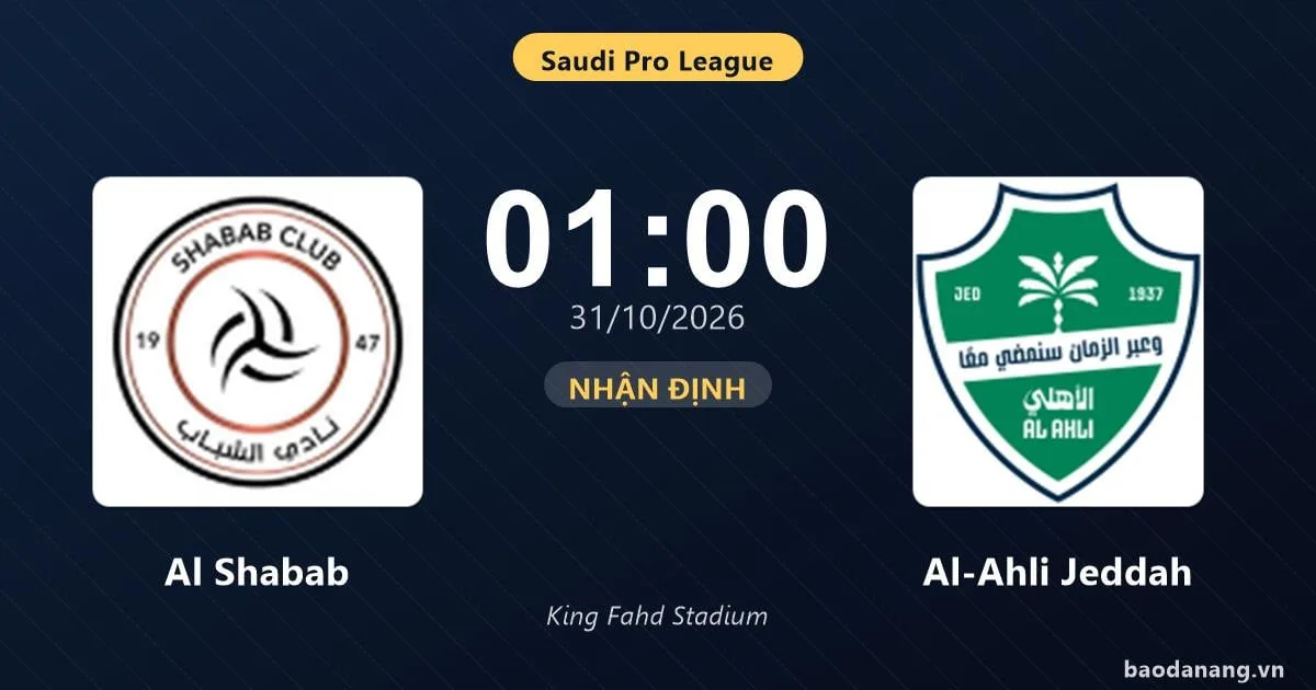 Al-Ahli tenta 6ª vitória contra Al Shabab e luta por liderança