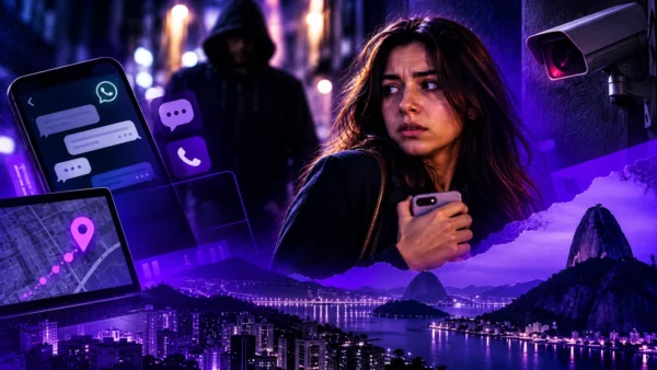 Stalking dispara no Rio: processos por perseguição crescem mais de 2.151% em cinco anos