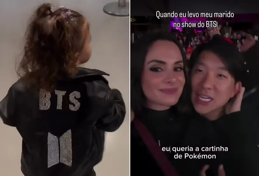 Filha de Neymar e outros famosos prestigiam show do BTS em São Paulo