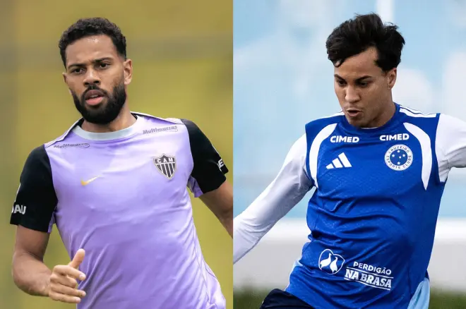 Atlético e Cruzeiro se enfrentam hoje na Arena MRV; veja horário e onde assistir