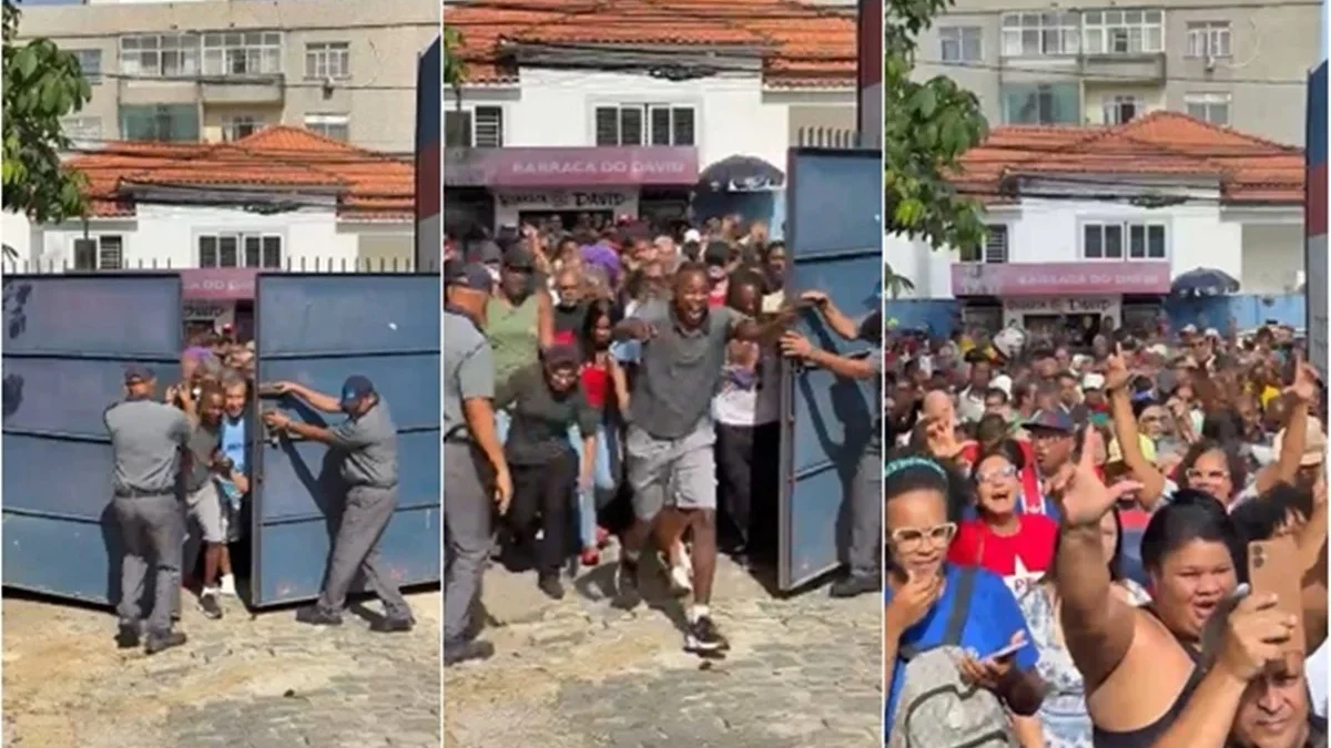 VÍDEO: Multidão corre para votar após abertura de portões em colégio eleitoral de Salvador