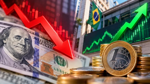 Dólar cai 0,90% e fecha a R$ 4,993; Ibovespa sobe