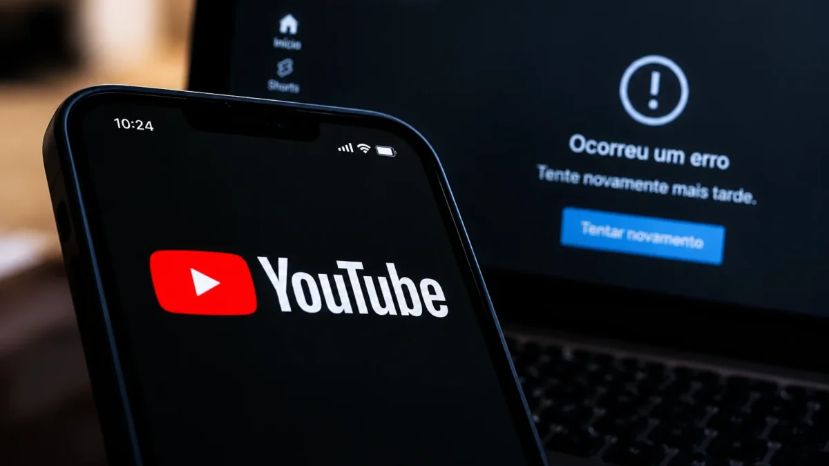 YouTube está fora do ar? Usuários relatam problemas e situação chama atenção