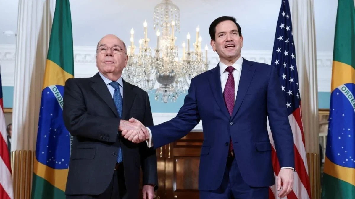 Mauro Vieira e Marco Rubio conversam no G20 e acertam nova reunião entre Brasil e EUA