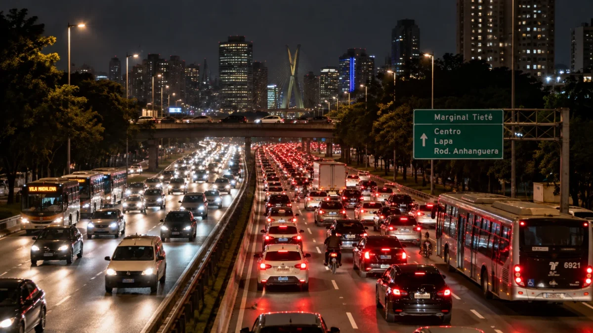 Trânsito agora: São Paulo registra 916 km de lentidão nesta sexta-feira, véspera do feriadão de Finados
