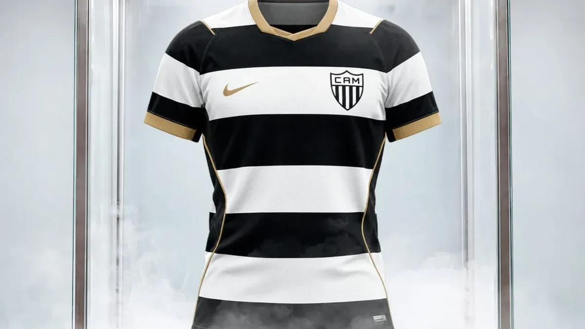 Atlético-MG anuncia novo Manto da Massa com listras horizontais; veja modelo escolhido pela torcida