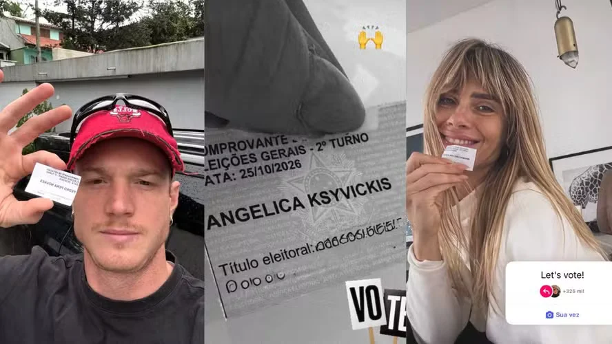 Famosos vão às urnas no segundo turno das eleições de 2026; veja quem votou