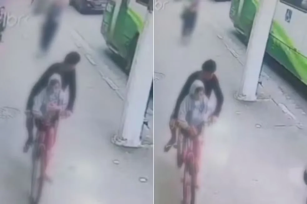 VÍDEO: Mulher tem celular roubado e sai correndo atrás de adolescentes no litoral de SP