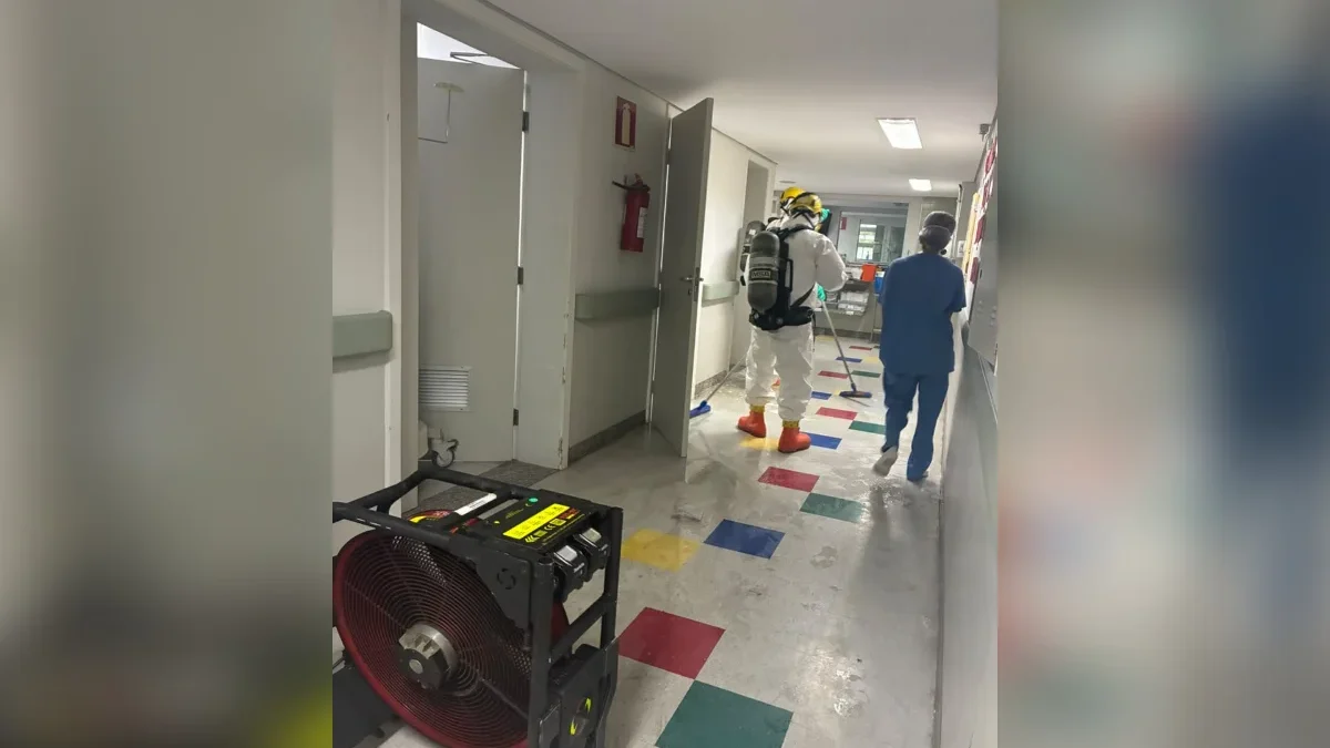 Ácido vaza em CTI infantil da Santa Casa de BH e deixa quatro pessoas passando mal